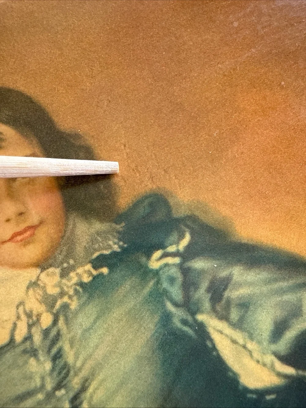 Vintage 2 Decopage On Wood W/hooks -Blue Boy (Gainsborough) & Pinkie (Lawrence)
